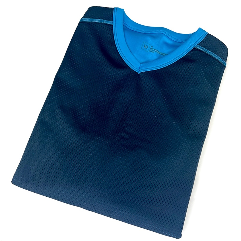 Gap Sleeveless Navy Mesh T-Shirt
